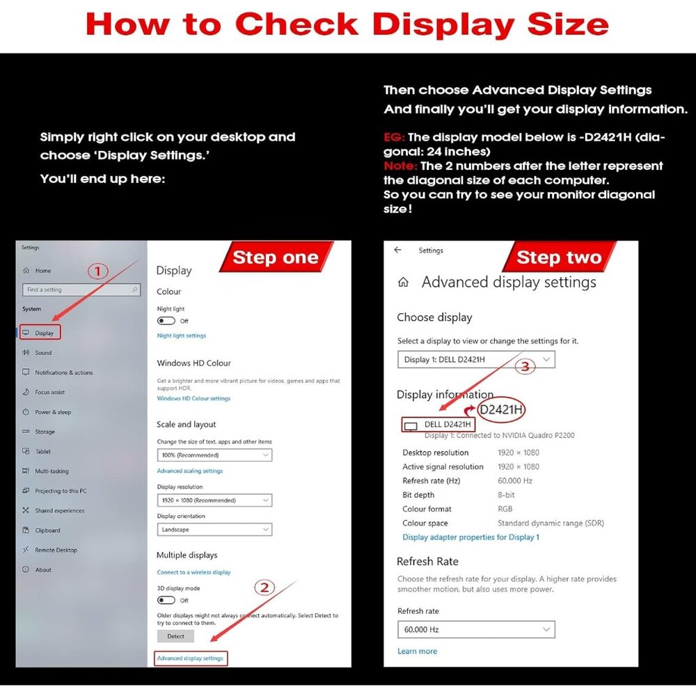 [2-Pack] 24" Computer Privacy Screen Filter for 16:9 Widescreen Removable - Picture 8 of 10